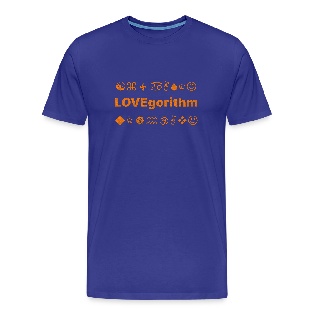 Men’s Premium Organic Cotton T-Shirt - LOVEgorithm - royal blue