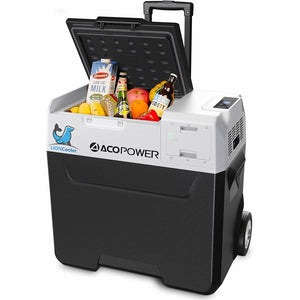 ACOPOWER LionCooler Combo, Portable Freezer (52 Quart) & Backup 173Wh Battery