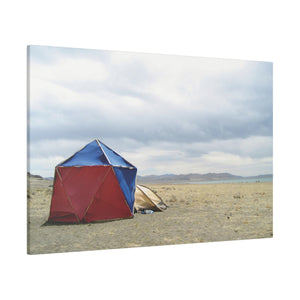 The Thinker on Pyramid Lake, Nevada - Matte Canvas