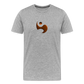 Men’s Premium Organic Cotton T-Shirt - FrequencyBeat Icon - heather gray