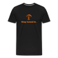 Men’s Premium Organic Cotton T-Shirt - Stay tuned in - black