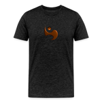 Men’s Premium Organic Cotton T-Shirt - FrequencyBeat Icon - charcoal grey