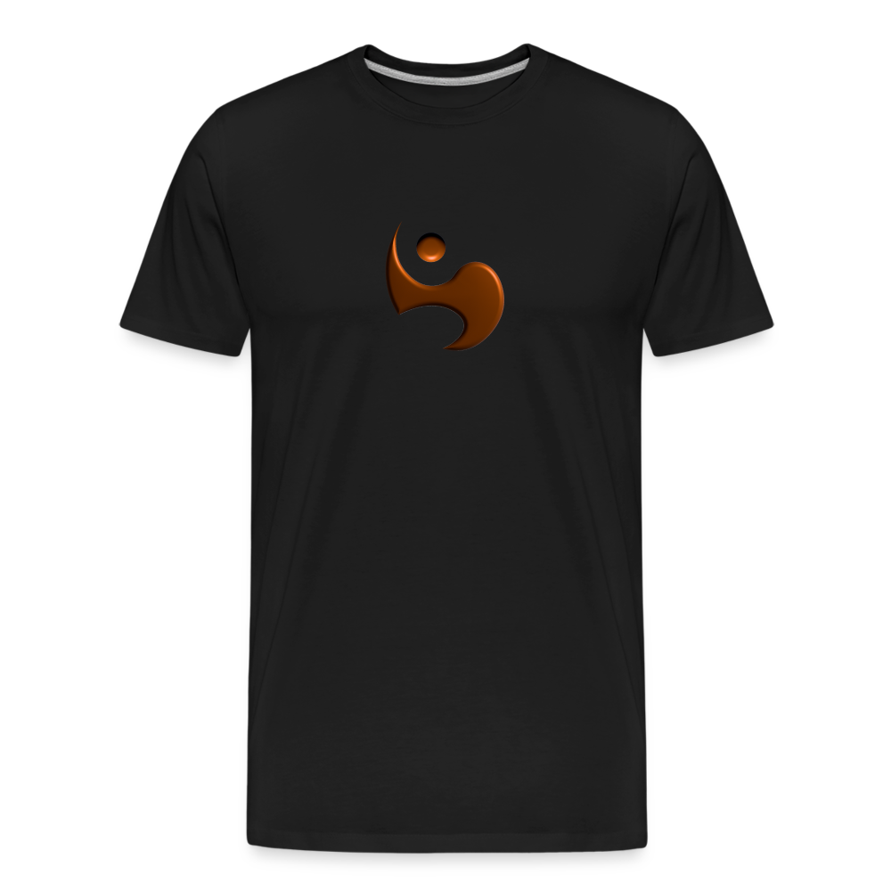 Men’s Premium Organic Cotton T-Shirt - FrequencyBeat Icon - black