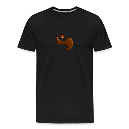 Men’s Premium Organic Cotton T-Shirt - FrequencyBeat Icon - black