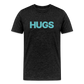 Hugs - Men’s Organic Cotton T-Shirt - charcoal grey