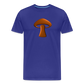 Men’s Premium Organic T-Shirt - Mushroom Icon - royal blue