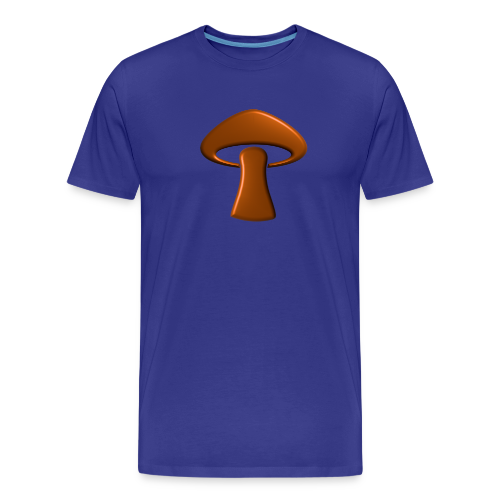 Men’s Premium Organic T-Shirt - Mushroom Icon - royal blue