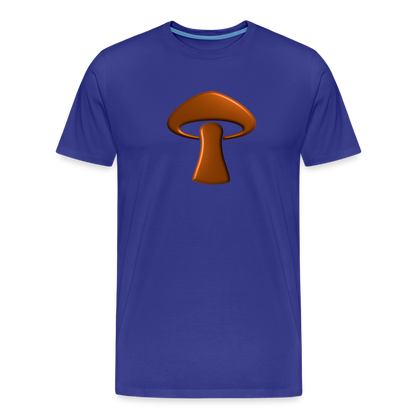 Men’s Premium Organic T-Shirt - Mushroom Icon - royal blue