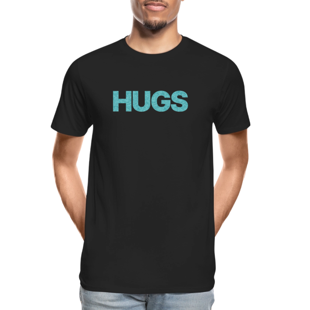 Hugs - Men’s Organic Cotton T-Shirt - black