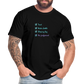 Men’s Premium Organic Cotton T-Shirt - Festival Checklist - black