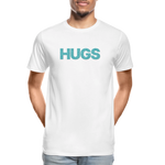 Hugs - Men’s Organic Cotton T-Shirt - white