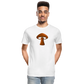 Men’s Premium Organic T-Shirt - Mushroom Icon - white