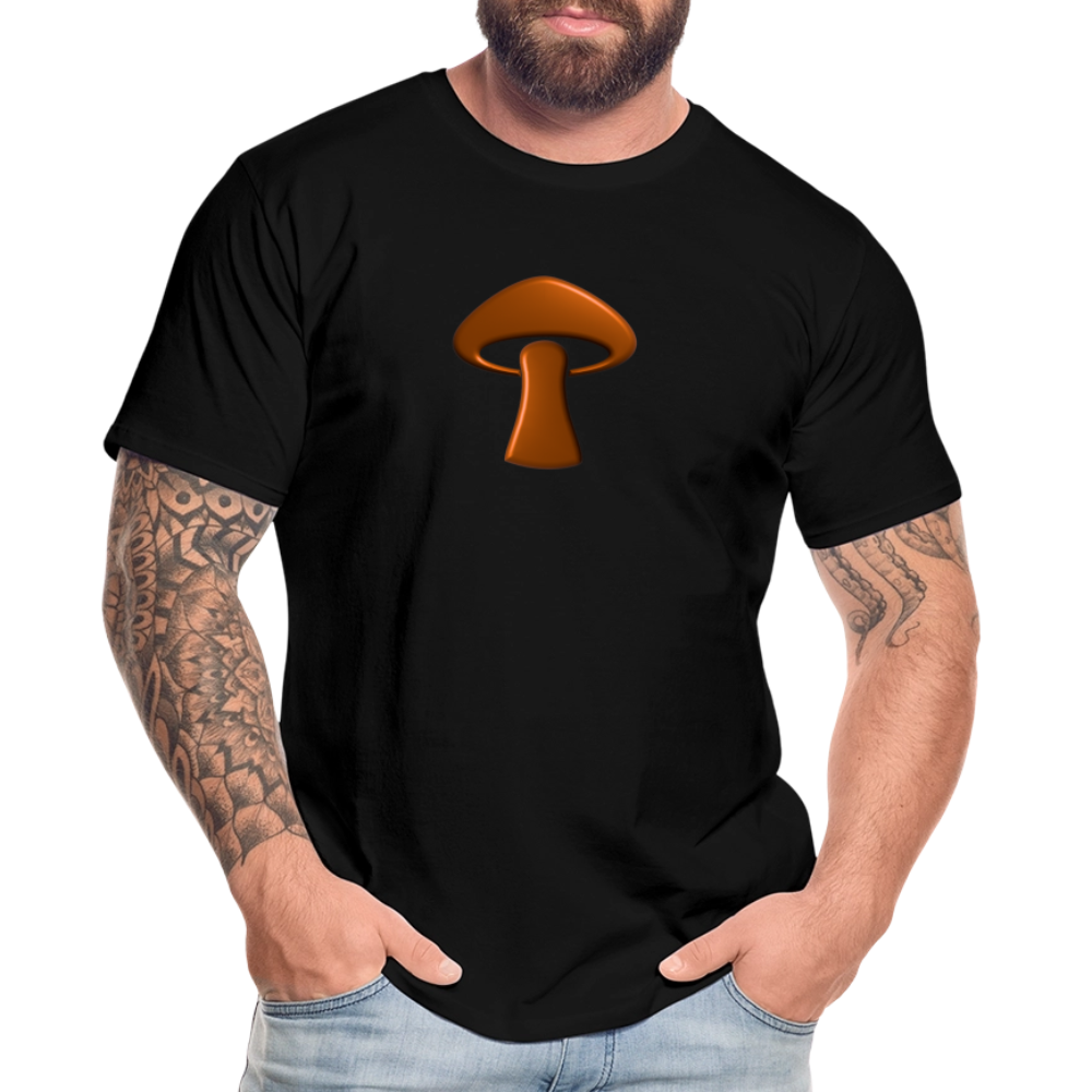 Men’s Premium Organic T-Shirt - Mushroom Icon - black