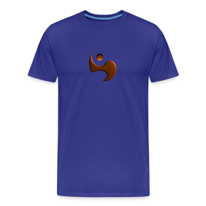 Men’s Premium Organic Cotton T-Shirt - FrequencyBeat Icon - royal blue