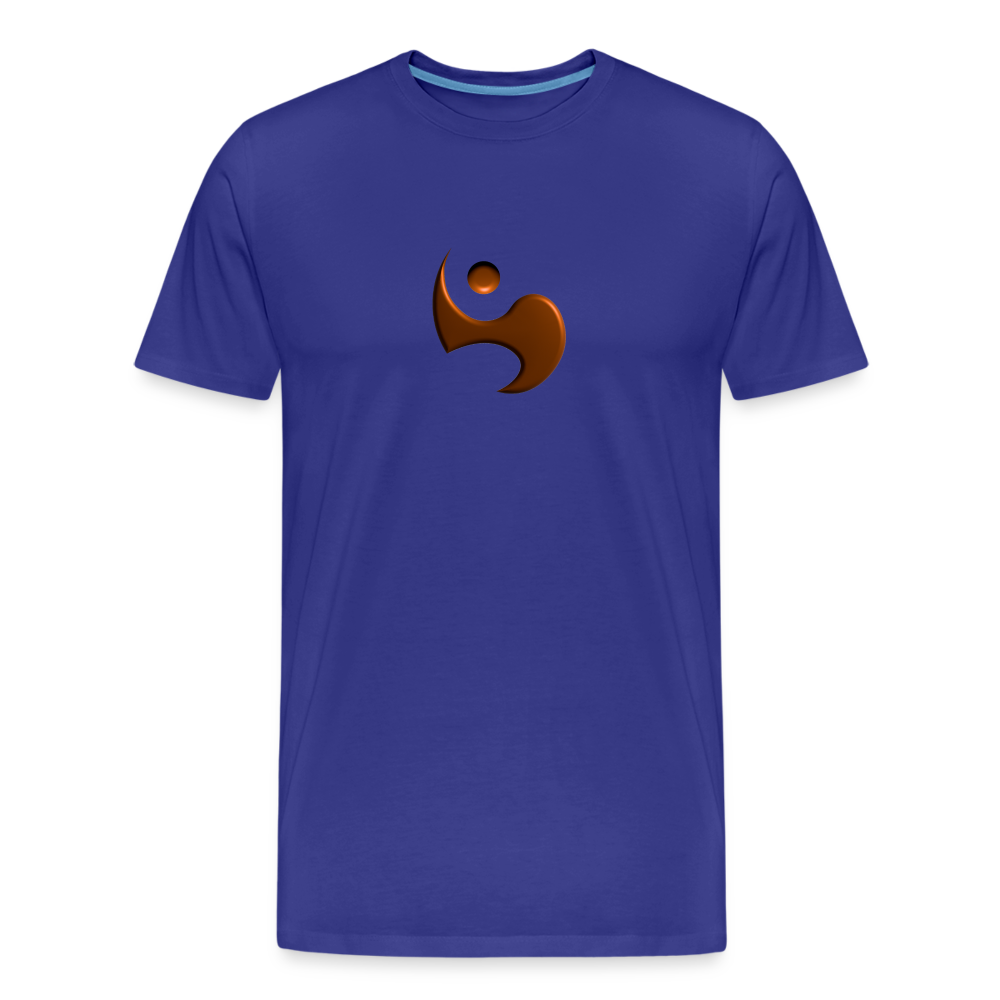 Men’s Premium Organic Cotton T-Shirt - FrequencyBeat Icon - royal blue