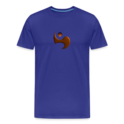 Men’s Premium Organic Cotton T-Shirt - FrequencyBeat Icon - royal blue