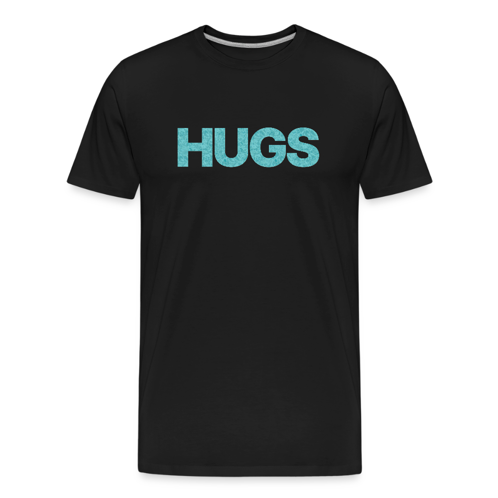 Hugs - Men’s Organic Cotton T-Shirt - black