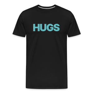 Hugs - Men’s Organic Cotton T-Shirt - black