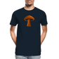 Men’s Premium Organic T-Shirt - Mushroom Icon - deep navy