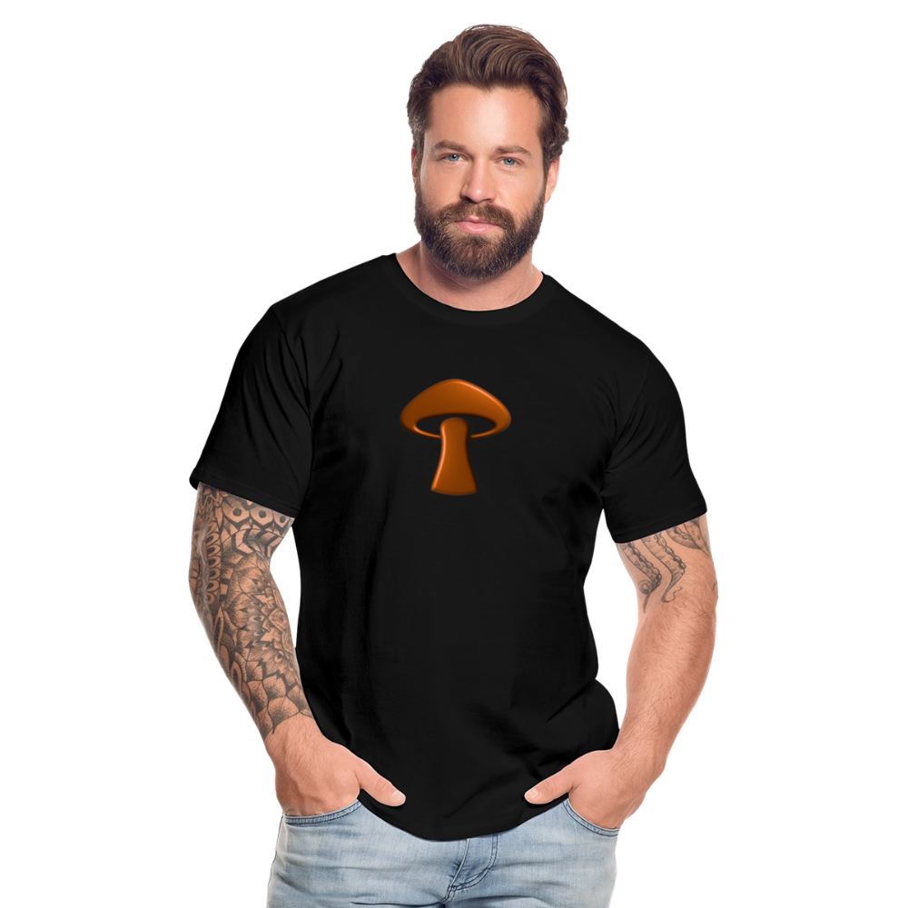 Men’s Premium Organic T-Shirt - Mushroom Icon - black