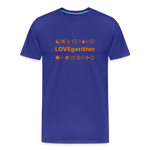 Men’s Premium Organic Cotton T-Shirt - LOVEgorithm - royal blue