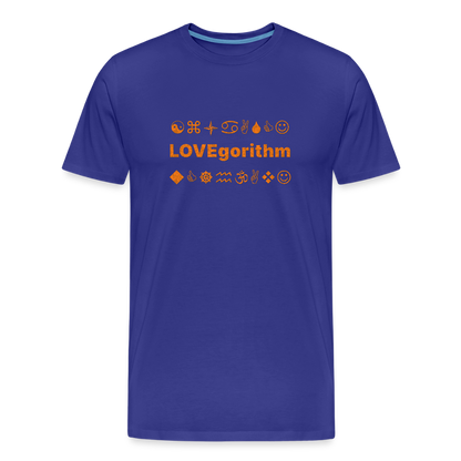 Men’s Premium Organic Cotton T-Shirt - LOVEgorithm - royal blue
