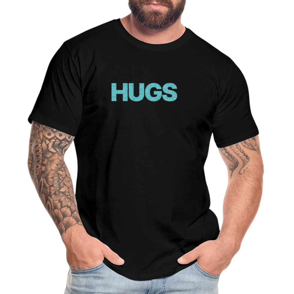 Hugs - Men’s Organic Cotton T-Shirt - black