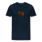 Men’s Premium Organic Cotton T-Shirt - FrequencyBeat Icon - deep navy