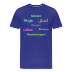 International Hugger - Men’s Organic Cotton T-Shirt - royal blue