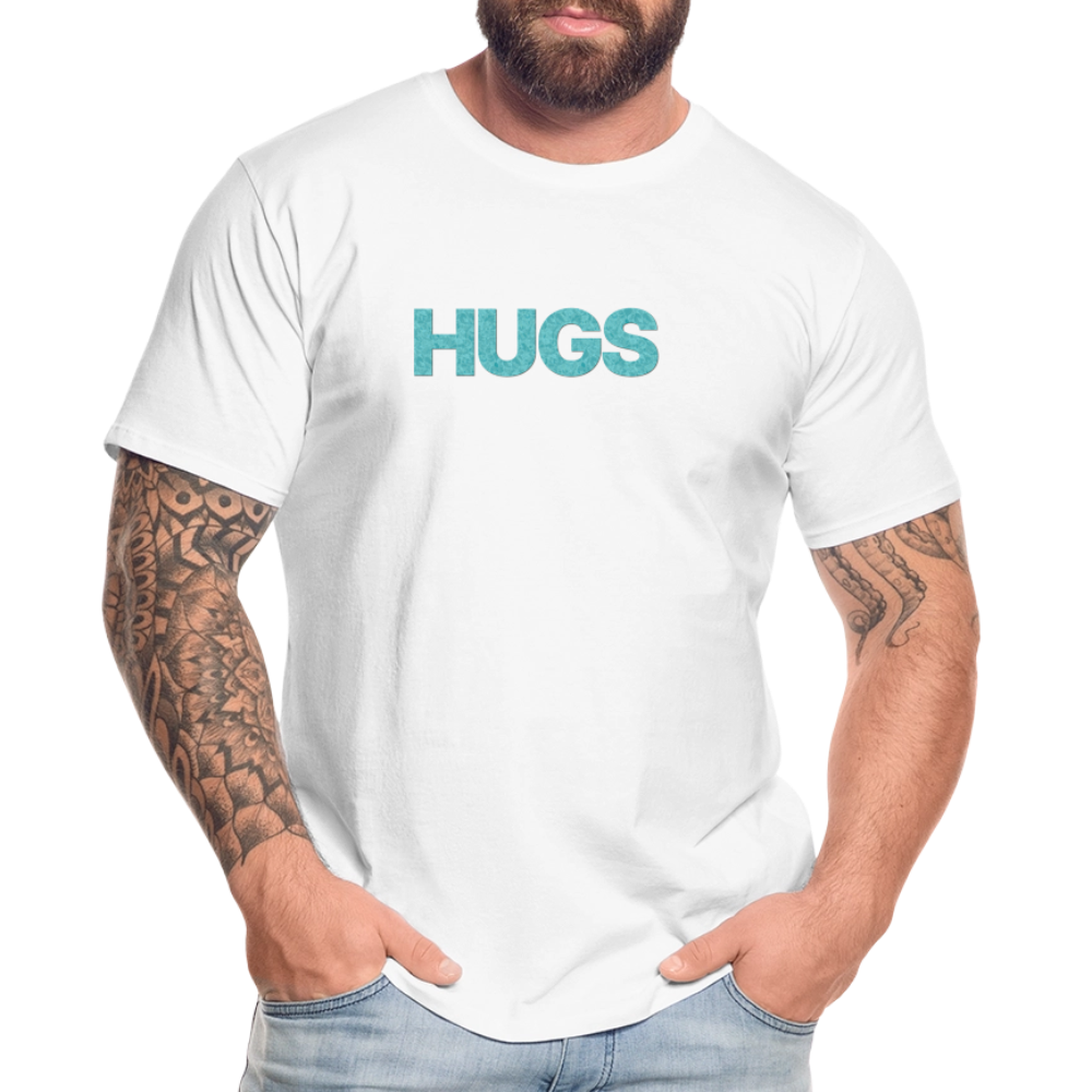 Hugs - Men’s Organic Cotton T-Shirt - white