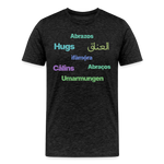 International Hugger - Men’s Organic Cotton T-Shirt - charcoal grey