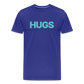 Hugs - Men’s Organic Cotton T-Shirt - royal blue