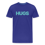 Hugs - Men’s Organic Cotton T-Shirt - royal blue