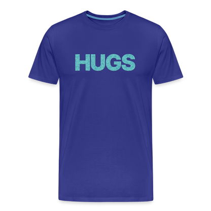 Hugs - Men’s Organic Cotton T-Shirt - royal blue