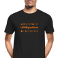 Men’s Premium Organic Cotton T-Shirt - LOVEgorithm - black