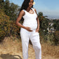 Maternity Pregnancy Yoga Kung Fu Pants Long Organic Eco-Friendly