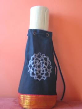 OMSutra Kids Mandala Cotton Twill Yoga Mat Bag With Saree Lace