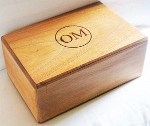 OMSutra Yoga Block - OMSutra Bamboo/Teak Block