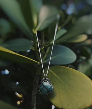 Serpent Turquoise Necklace - Handmade