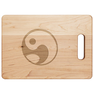 Laser Etched FrequencyBeat Icon - Maple Cutting Board