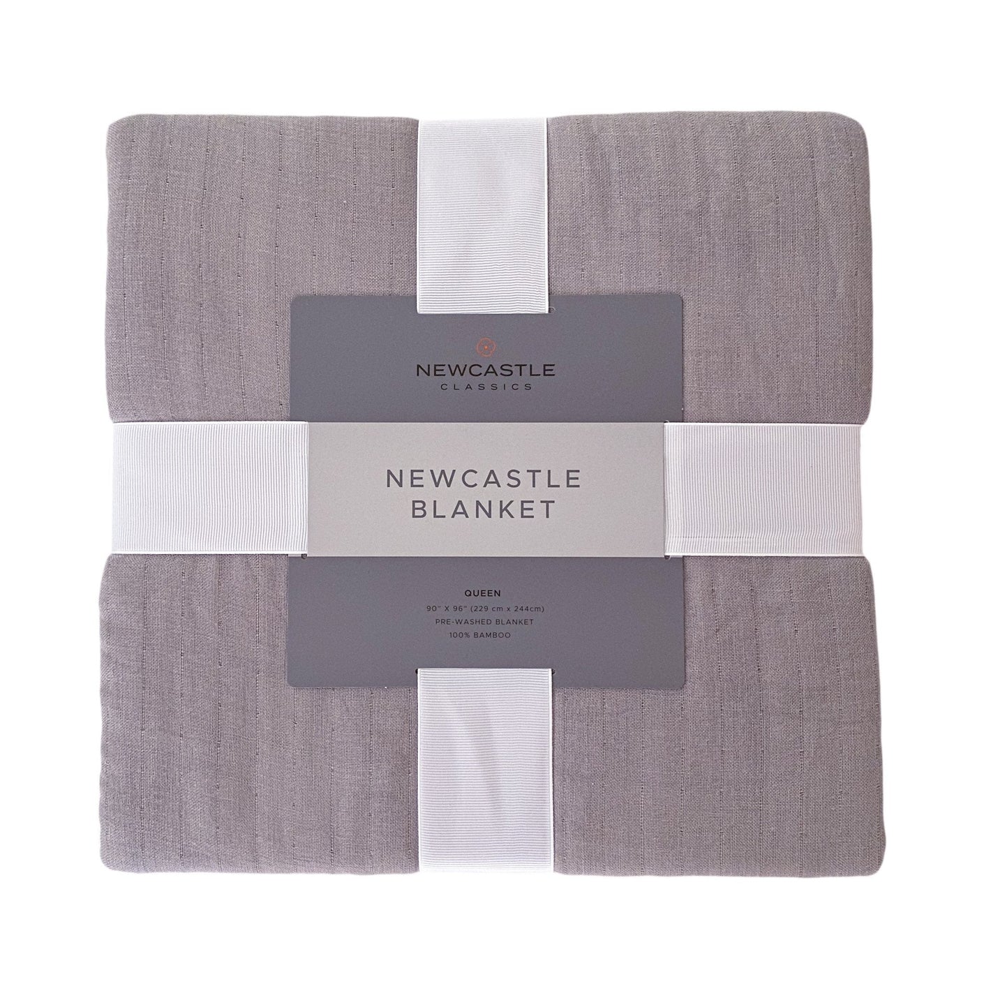 Bamboo Newcastle Grey Oversized Twin Bed Blanket