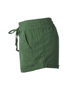 ZIMEGO   Women's Linen Summer Shorts