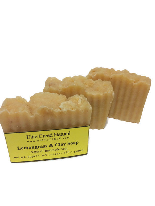 Lemongrass and Clay Handmade Soap