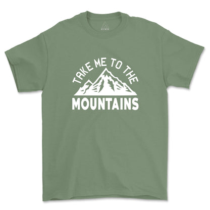 Take Me to the Mountains Landscape Cotton T-Shirt