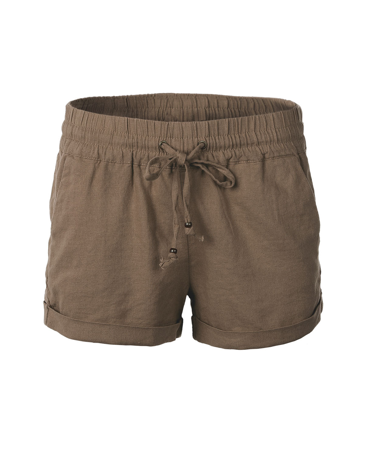 ZIMEGO  Women's Linen Summer Shorts