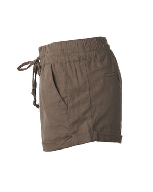 ZIMEGO  Women's Linen Summer Shorts