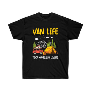 Van Life Tiny Home Camping Cotton T-Shirt