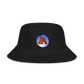 Bucket Hat - Premium Cotton - Camping Icon - black