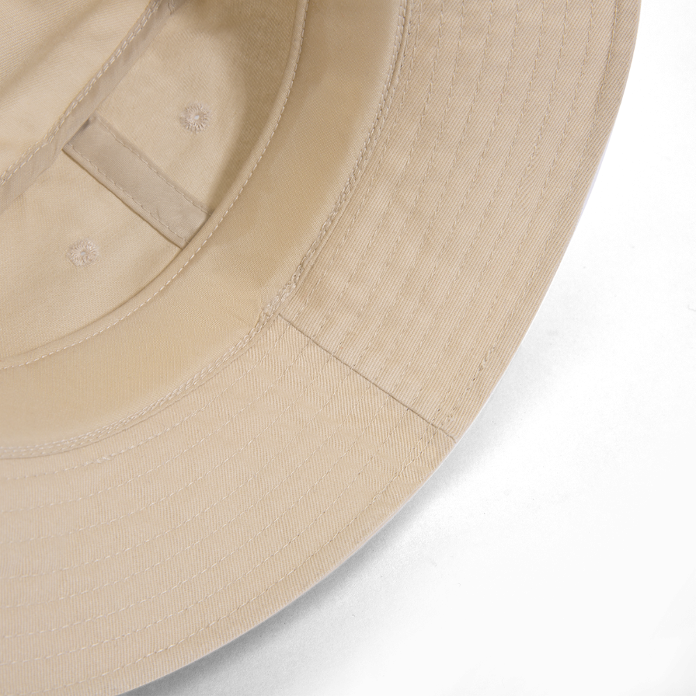 Bucket Hat - Premium Cotton - Camping Icon - cream