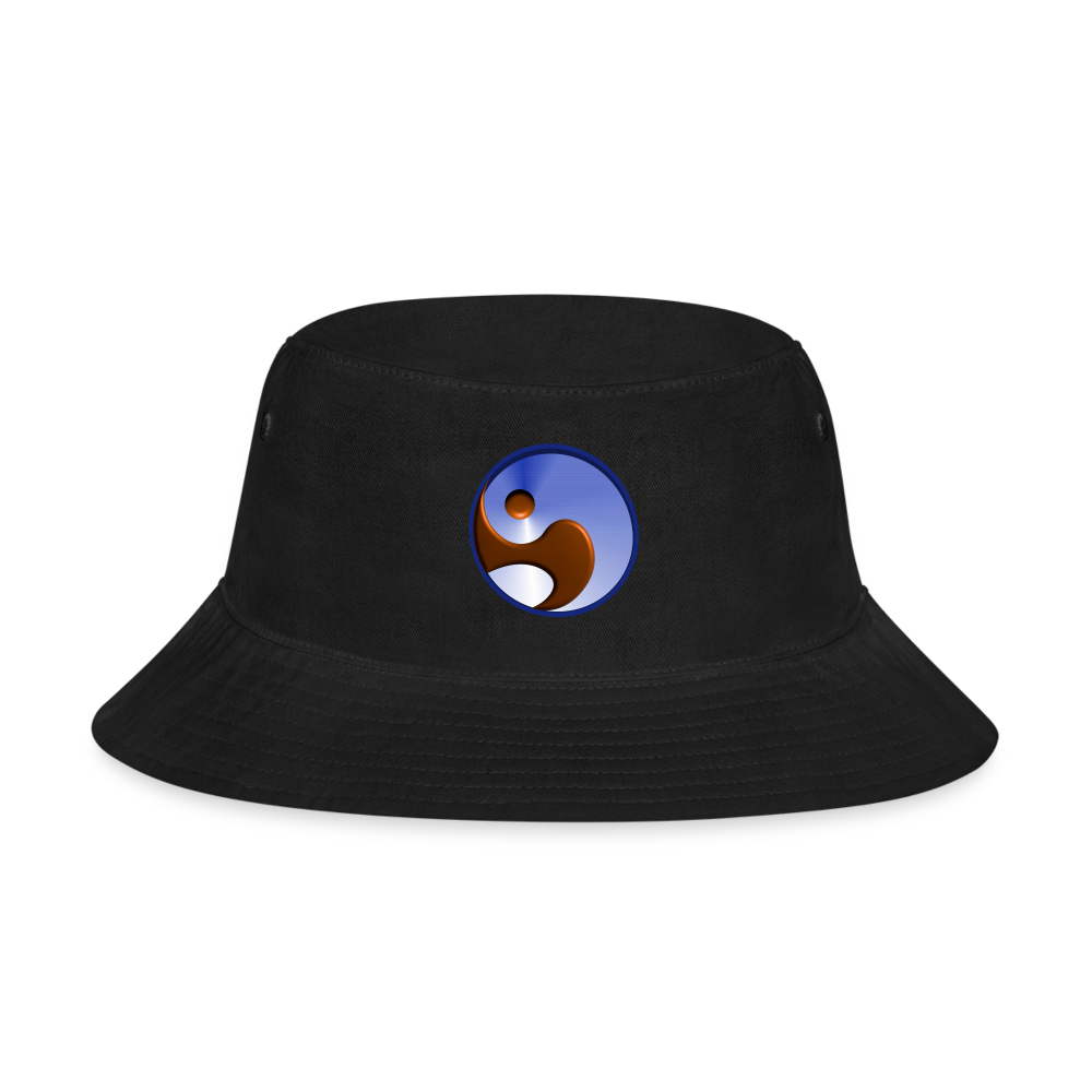 Bucket Hat - Premium Cotton - Frequency Icon - black